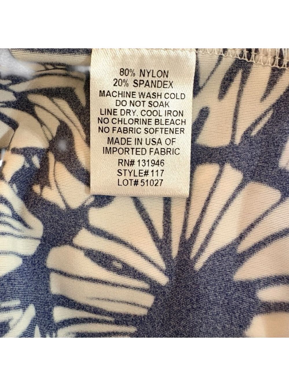 Jude Connally Molly Summer Palm Print Sleeveless Dress Size XL (PTP 19”) NWT - Picture 7 of 7